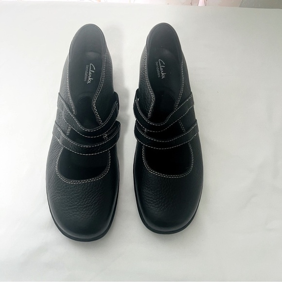 Clarks Bendables Women’s Size 10M Black Maryjane Loafers Cushioned Comfort NWOT - Picture 2 of 9